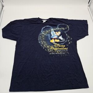 Disney Vacation Club Member Cruise 2009 Mickey Mouse T Shirt X Large Navy Blue